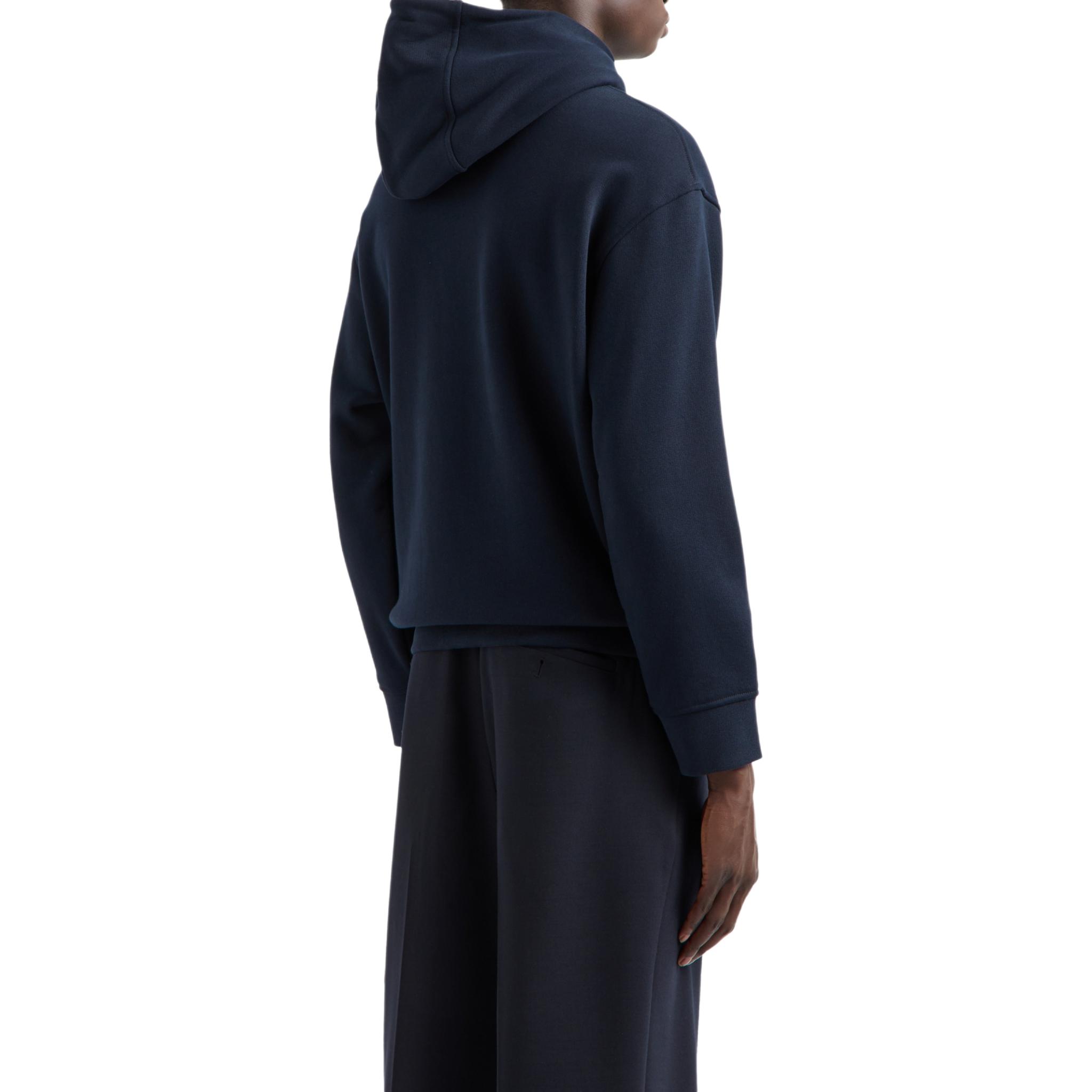 Emporio Armani  SS24 Navy Blue Hoodie with Embroidered Logo. 6D1MD2-1JWPZ-09U2 圖 4