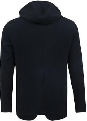 EMPORIO ARMANI SS24 ネイビー フード付きブレザージャケット レイヤードデザイン 3D1G73-1NPQZ-0920 Lookbook EMPORIO ARMANI SS24 ネイビー フード付きブレザージャケット レイヤードデザイン 3D1G73-1NPQZ-0920