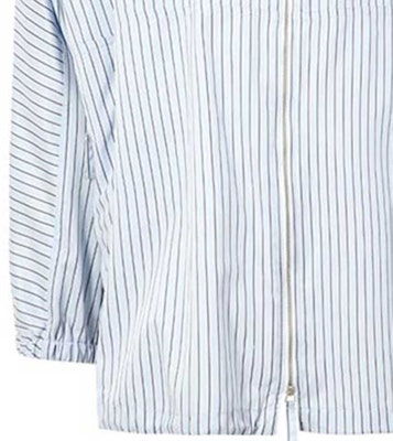 Emporio Armani Kemeja Lengan Panjang Cetak Jalur Zip-Ganda - Biru A1CF7L-A144C-022 Details for Emporio Armani Kemeja Lengan Panjang Cetak Jalur Zip-Ganda - Biru A1CF7L-A144C-022