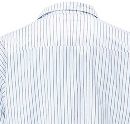 Emporio Armani Kemeja Lengan Panjang Cetak Jalur Zip-Ganda - Biru A1CF7L-A144C-022 Sizing Emporio Armani Kemeja Lengan Panjang Cetak Jalur Zip-Ganda - Biru A1CF7L-A144C-022