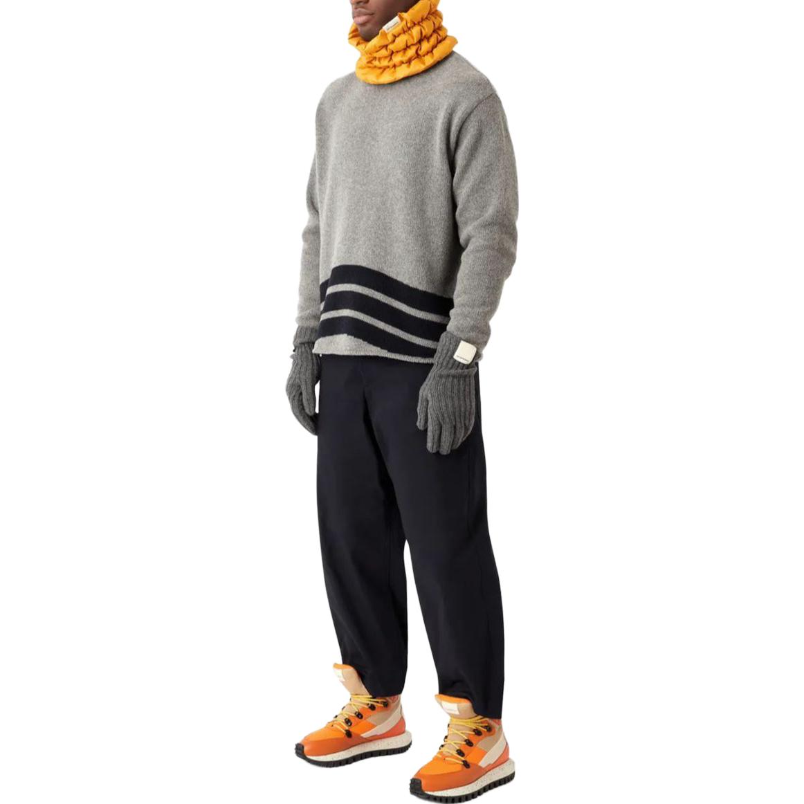 Emporio Armani  Striped Crewneck Long Sleeve Sweater Grey 6R1MZ6-1M6SZ-06A8 圖 4