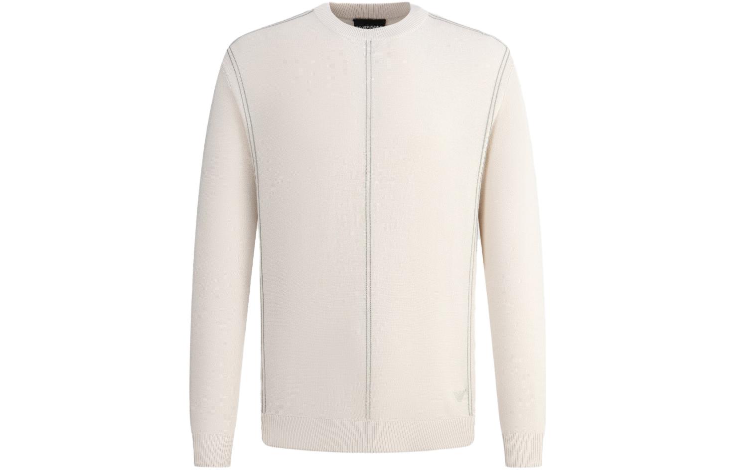 Order EMPORIO ARMANI  Striped Crewneck Pullover Sweater FW23 6R1MX3-1MOZZ-0606