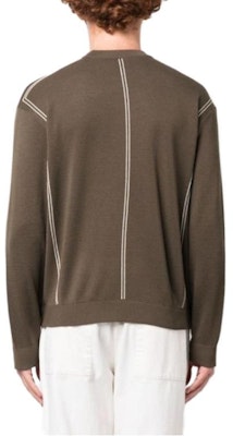 Emporio Armani Striped Crewneck Pullover Sweater Brown Long Sleeve. 6R1MX3-1MOZZ-0440 Shop Emporio Armani Striped Crewneck Pullover Sweater Brown Long Sleeve. 6R1MX3-1MOZZ-0440