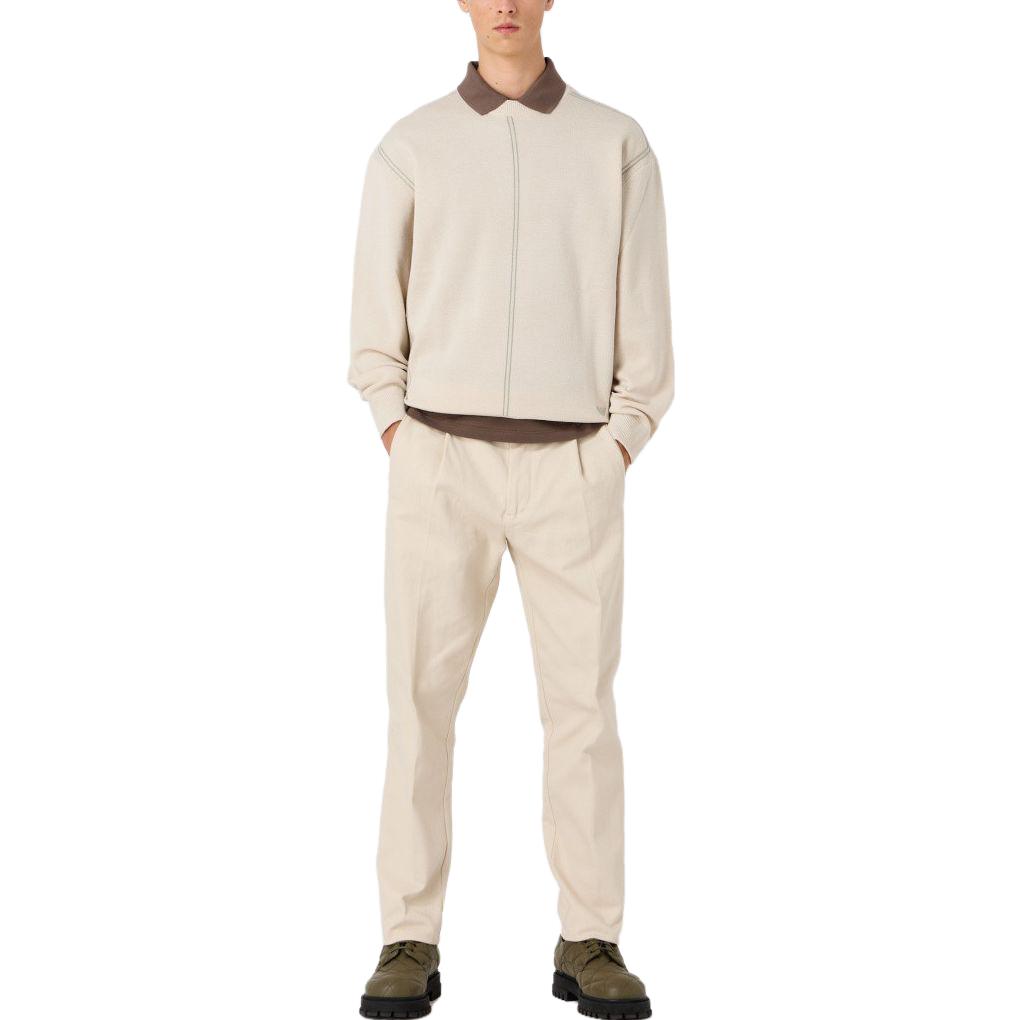 Purchase EMPORIO ARMANI  Striped Crewneck Pullover Sweater FW23 6R1MX3-1MOZZ-0606