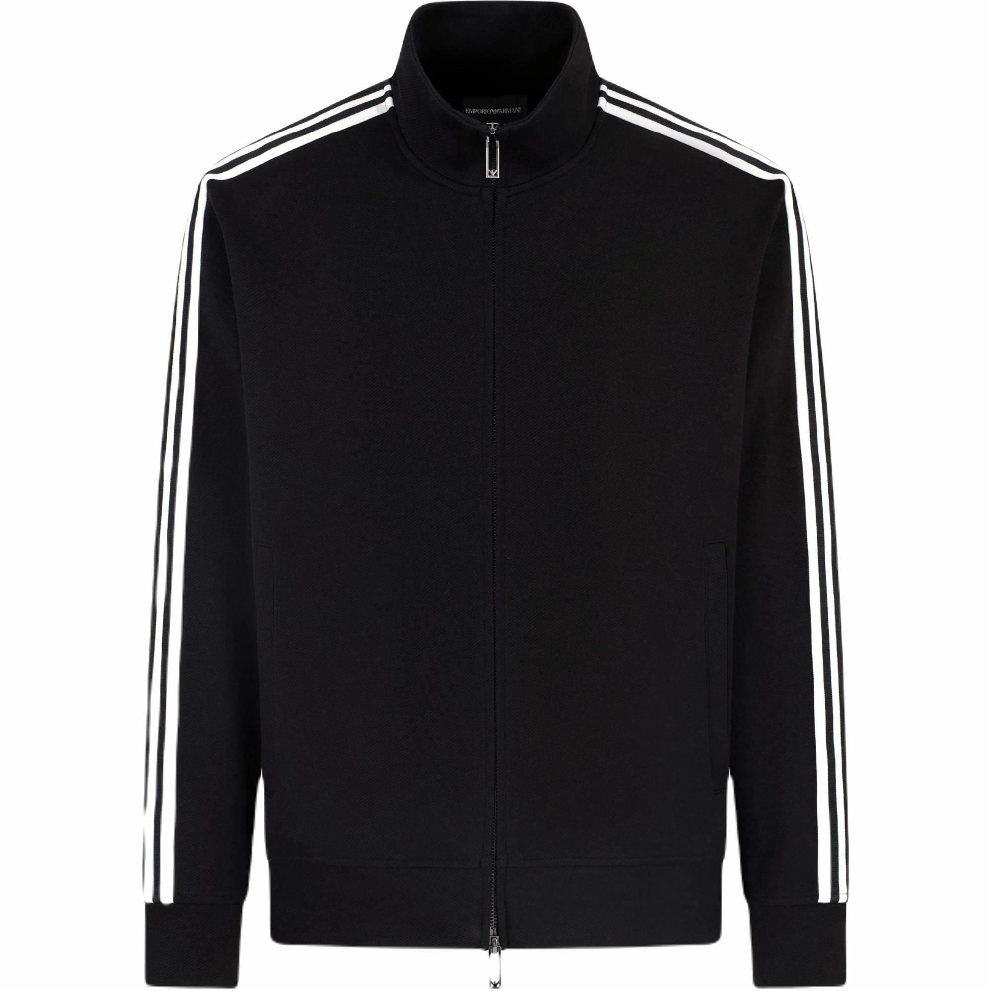Emporio Armani  Striped Zip-Up Jacket - Black EM001110-AF13488-UC001 圖 2