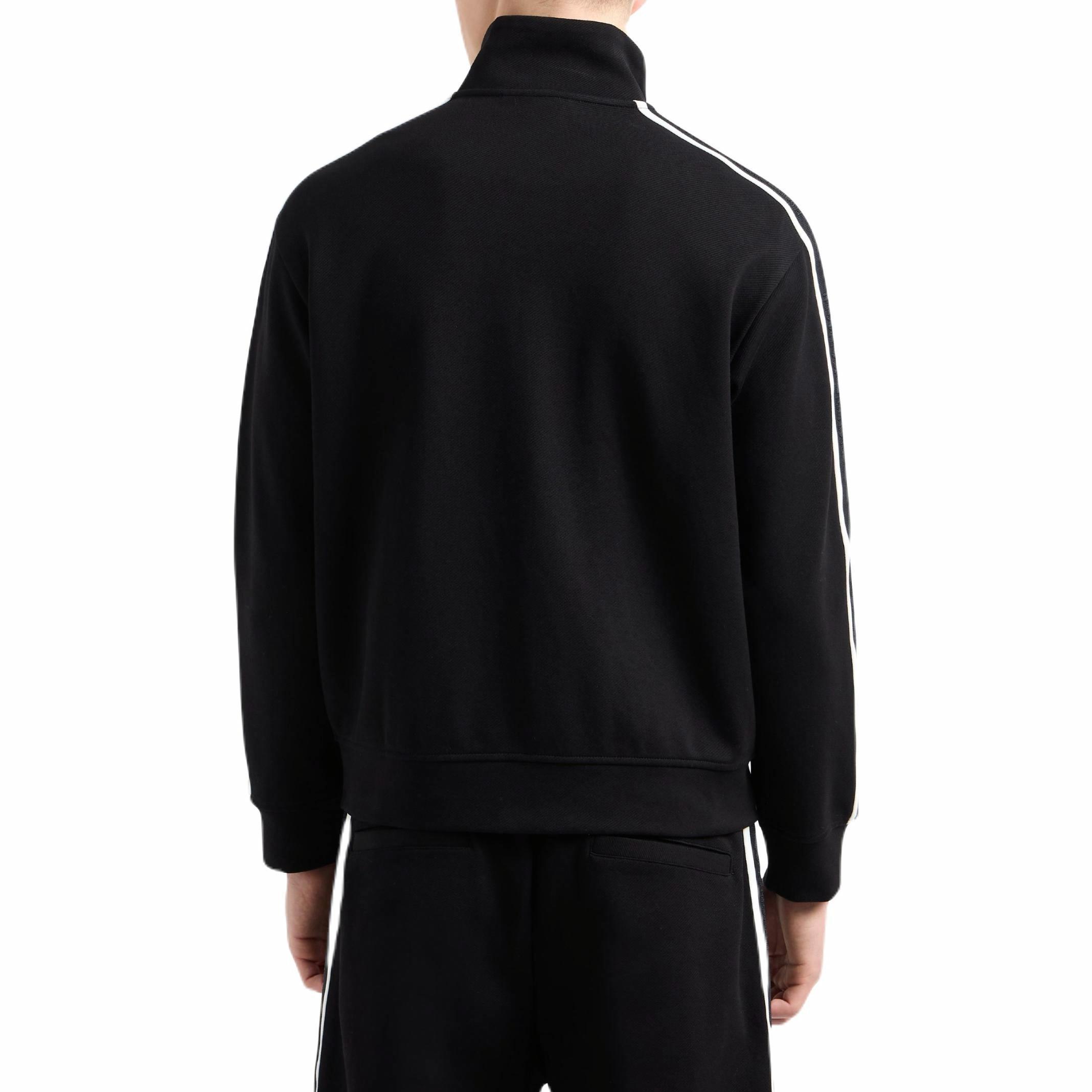 Emporio Armani  Striped Zip-Up Jacket - Black EM001110-AF13488-UC001 圖 6