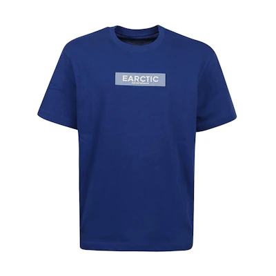 Emporio Armani Sustainable Solid Blue Crew Neck T-Shirt - Fall/Winter. 6L1T8C-1JUFZ-0936