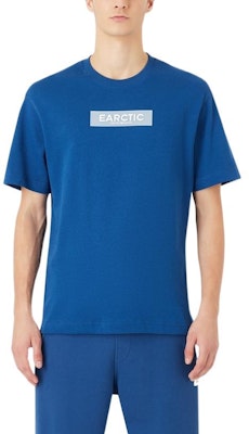 Emporio Armani Sustainable Solid Blue Crew Neck T-Shirt - Fall/Winter. 6L1T8C-1JUFZ-0936 Lookbook Emporio Armani Sustainable Solid Blue Crew Neck T-Shirt - Fall/Winter. 6L1T8C-1JUFZ-0936
