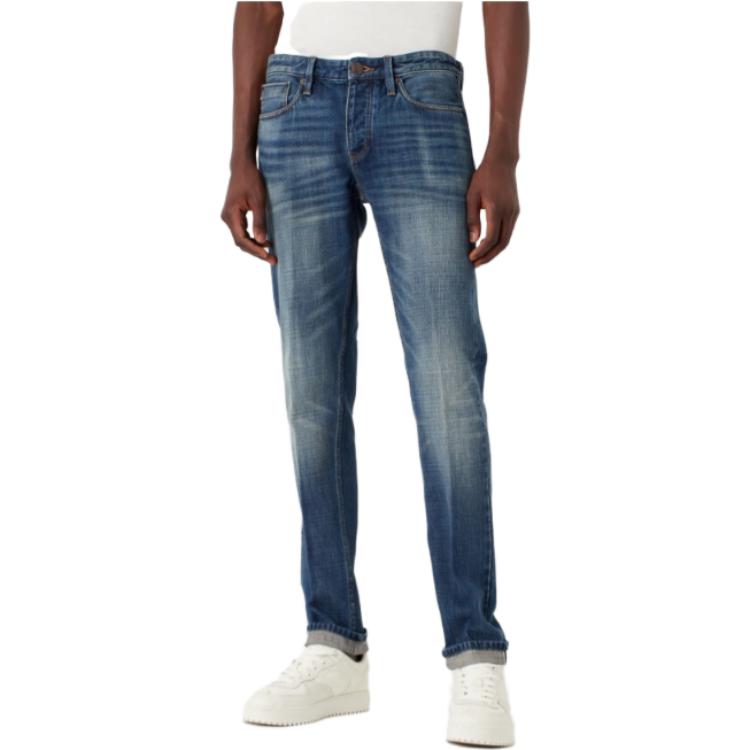 EMPORIO ARMANI  Washed Straight-Leg Casual Jeans Denim Blue SS23. 3R1J75-1DQBZ-0942 圖 4
