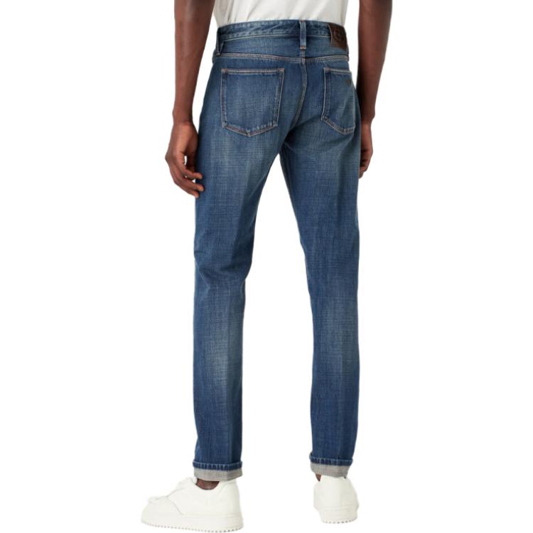 EMPORIO ARMANI  Washed Straight-Leg Casual Jeans Denim Blue SS23. 3R1J75-1DQBZ-0942 圖 5