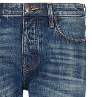 EMPORIO ARMANI Jeans Casual Denim Biru Straight-Leg Washed SS23. 3R1J75-1DQBZ-0942 Sizing EMPORIO ARMANI Jeans Casual Denim Biru Straight-Leg Washed SS23. 3R1J75-1DQBZ-0942