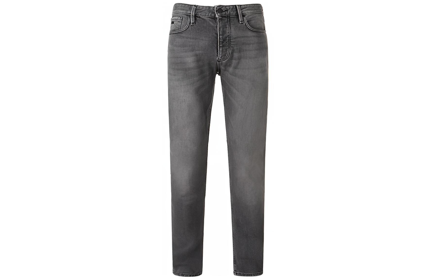 EMPORIO ARMANI  Washed Straight-Leg Casual Jeans Grey 6R1J75-1D05Z-0006 圖 2
