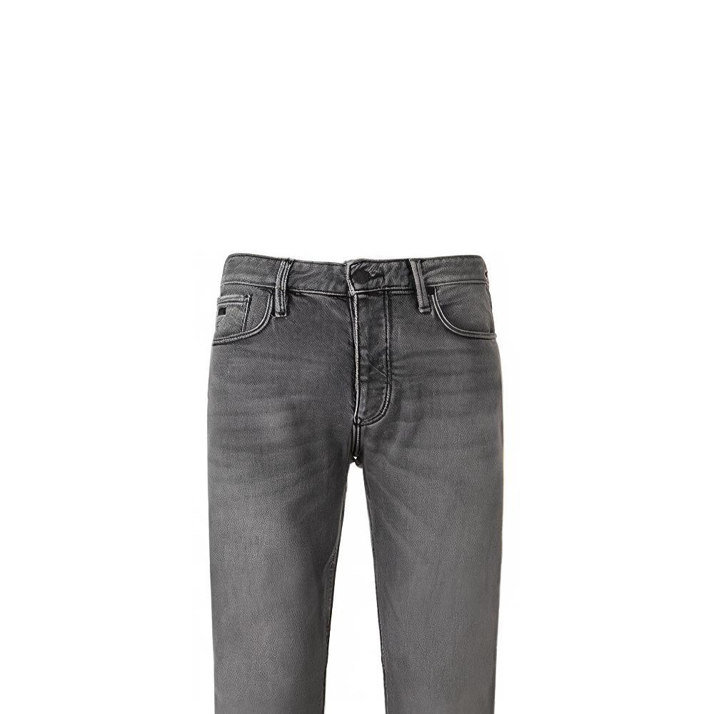 EMPORIO ARMANI  Washed Straight-Leg Casual Jeans Grey 6R1J75-1D05Z-0006 圖 6