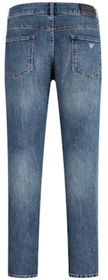 EMPORIO ARMANI Seluar Jeans Lurus Cuci Biru Denim. 6R1J16-1DRHZ-0942 Lookbook EMPORIO ARMANI Seluar Jeans Lurus Cuci Biru Denim. 6R1J16-1DRHZ-0942