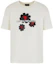 Buy Emporio Armani White Crewneck T-Shirt with Floral Letter Print. 3D1T8P1-J7FZ1-0132
