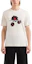 Shop Emporio Armani White Crewneck T-Shirt with Floral Letter Print. 3D1T8P1-J7FZ1-0132