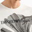 Details for Emporio Armani 白色刺繡圖案短袖T恤 SS24 漢字 3D1T6U-1J7FZ-01M9