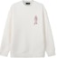 Buy EMPORIO ARMANI White Graphic Print Loose Fit Crewneck Sweatshirt. 3R1MDM-1JHSZ-0101