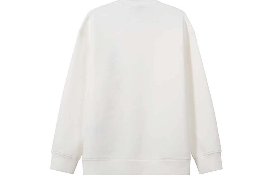 Lookbook EMPORIO ARMANI  White Graphic Print Loose Fit Crewneck Sweatshirt. 3R1MDM-1JHSZ-0101