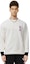 Purchase EMPORIO ARMANI White Graphic Print Loose Fit Crewneck Sweatshirt. 3R1MDM-1JHSZ-0101