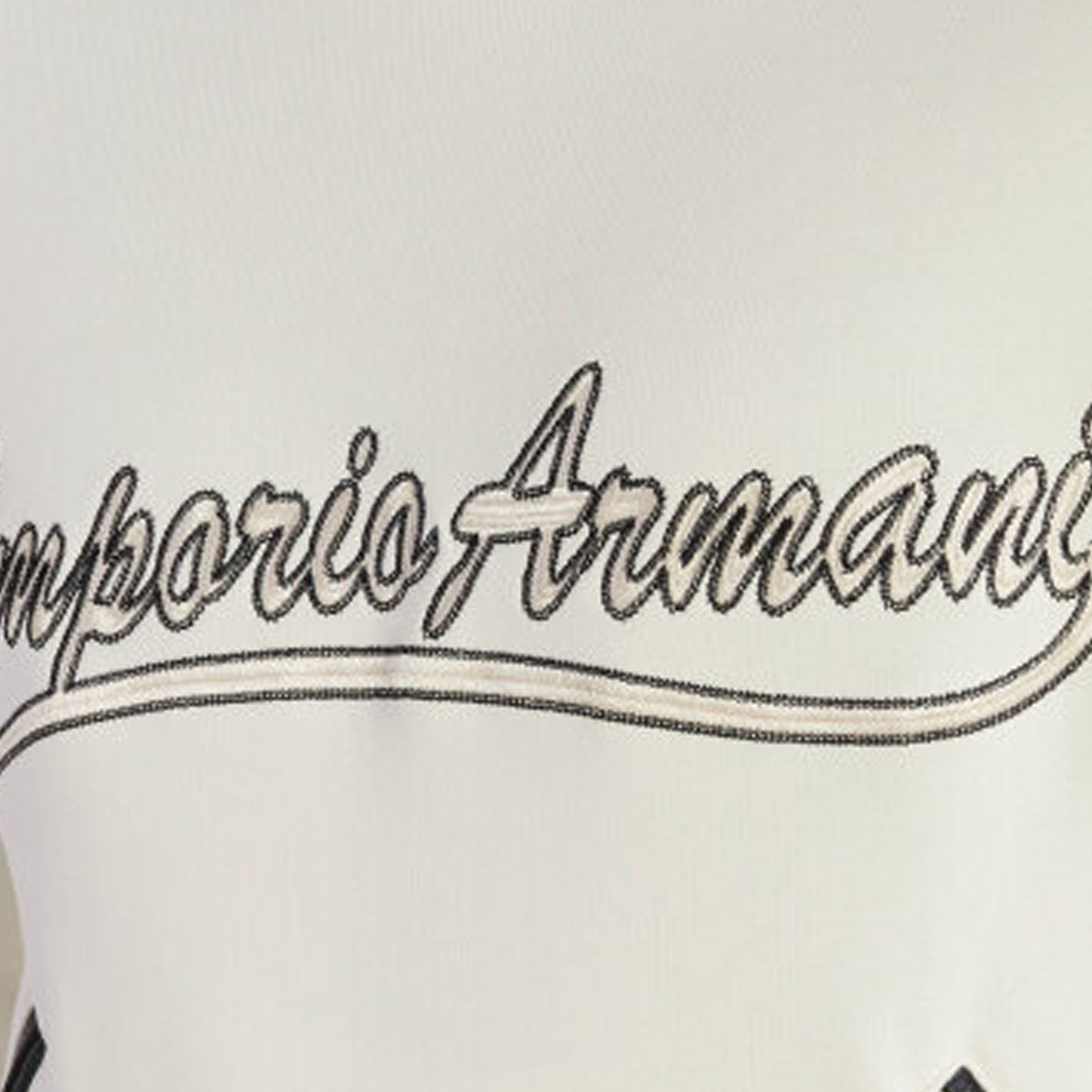 Emporio Armani  White Hoodie with Logo Letter Print. 6R1MG1-1JWPZ-0128 圖 7