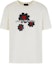 Buy EMPORIO ARMANI White Printed Crew Neck Slim Fit Short Sleeve T-Shirt 3D1T8P-1J7FZ-0132