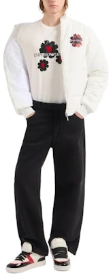 EMPORIO ARMANI White Printed Crew Neck Slim Fit Short Sleeve T-Shirt 3D1T8P-1J7FZ-0132 Lookbook EMPORIO ARMANI White Printed Crew Neck Slim Fit Short Sleeve T-Shirt 3D1T8P-1J7FZ-0132