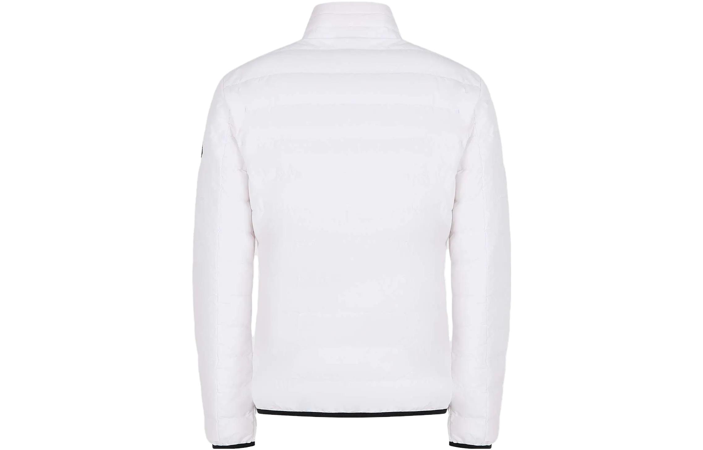 Emporio Armani  White Puffer Jacket with Logo Design and Stand Collar. 8NPB13-PNE1Z-1100 圖 3