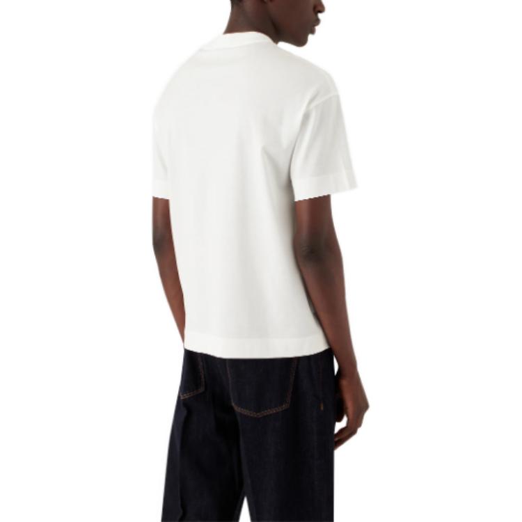 Emporio Armani  White Short-Sleeve T-Shirt with Logo Print. 3R1TBD1-JUVZ1-0101 圖 4