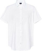 Emporio Armani White Short Sleeve Solid Button-Up Shirt SS22. 8N1C91-1NI9Z-0100 Emporio Armani White Short Sleeve Solid Button-Up Shirt SS22. 8N1C91-1NI9Z-0100