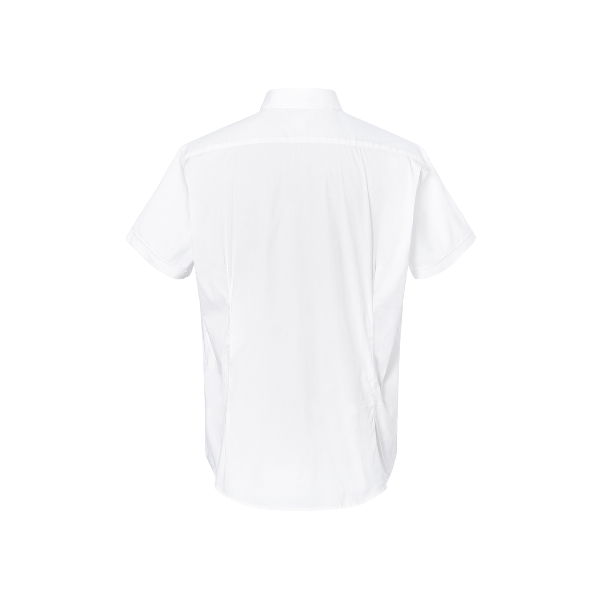 Lookbook Emporio Armani  White Short Sleeve Solid Button-Up Shirt SS22. 8N1C91-1NI9Z-0100