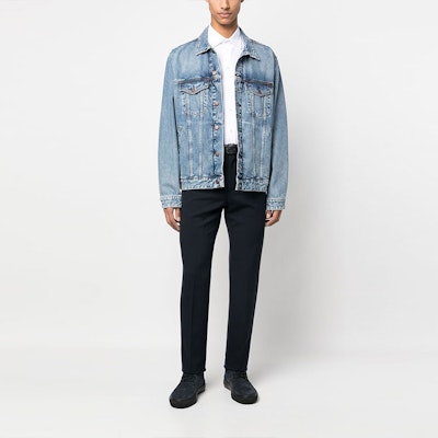 Emporio Armani White Solid Long Sleeve Slim Fit Shirt. H31SM-0C12F-0100 Lookbook Emporio Armani White Solid Long Sleeve Slim Fit Shirt. H31SM-0C12F-0100