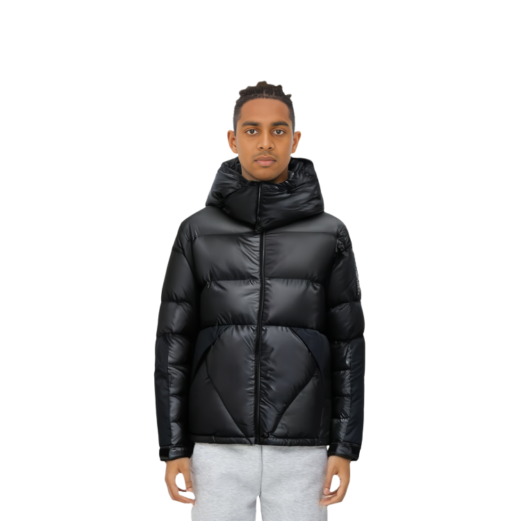 Emporio Armani  Winter Black Solid Hooded Cotton Jacket. 6KPB17-PNR4Z-1200 圖 7