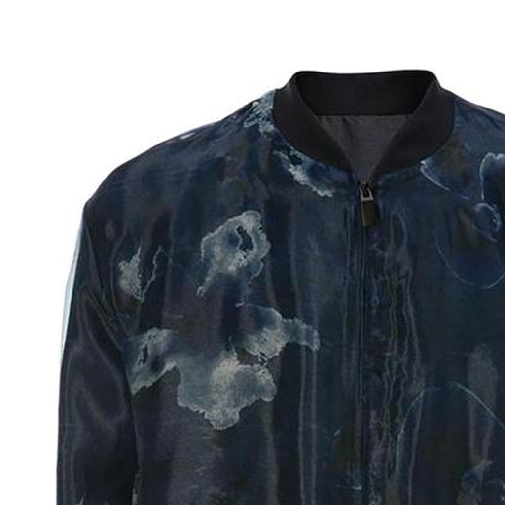 Details for EMPORIO ARMANI Jaket Bomber Zip Motif Abstrak Multicolor. 51R300-51446-010