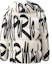 Lookbook EMPORIO ARMANI Abstract Print Hooded Puffer Jacket White. 6K1BE4-1NQWZ-F160