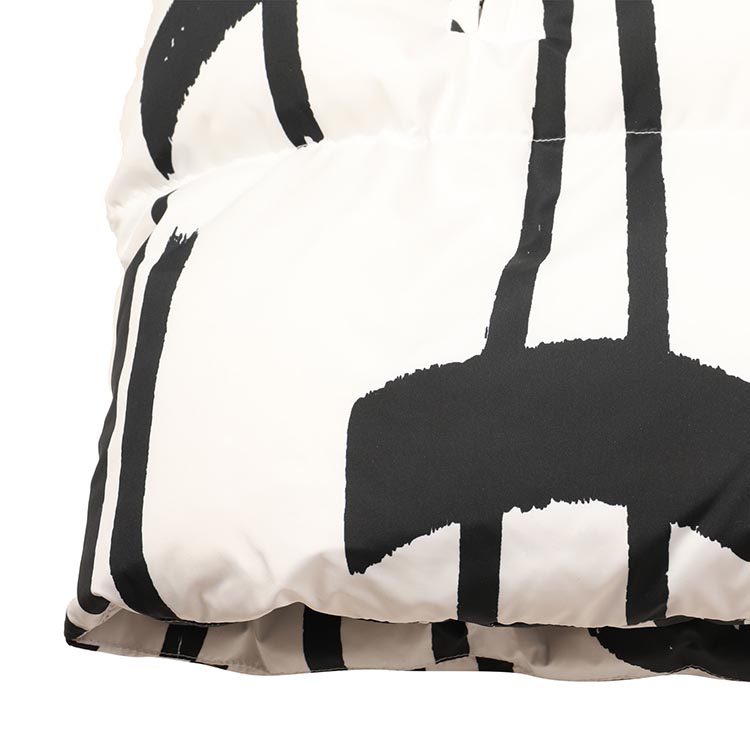 EMPORIO ARMANI Abstract Print Hooded Puffer Jacket  White. 6K1BE4-1NQWZ-F160 圖 4