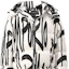 Details for EMPORIO ARMANI Abstract Print Hooded Puffer Jacket White. 6K1BE4-1NQWZ-F160