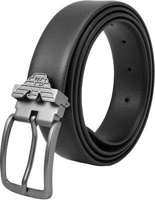 安普里奥·阿玛尼 黑鹰标志皮带 男士休闲商务 3厘米宽 Y4S497-Y127J-80001 Shop 安普里奥·阿玛尼 黑鹰标志皮带 男士休闲商务 3厘米宽 Y4S497-Y127J-80001