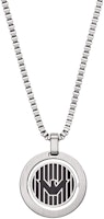 Emporio Armani ARMANI Dual-Sided Rotatable Pendant Necklace for Men. EGS2725040 Emporio Armani ARMANI Dual-Sided Rotatable Pendant Necklace for Men. EGS2725040