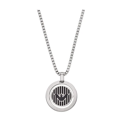 Emporio Armani ARMANI Dual-Sided Rotatable Pendant Necklace for Men. EGS2725040