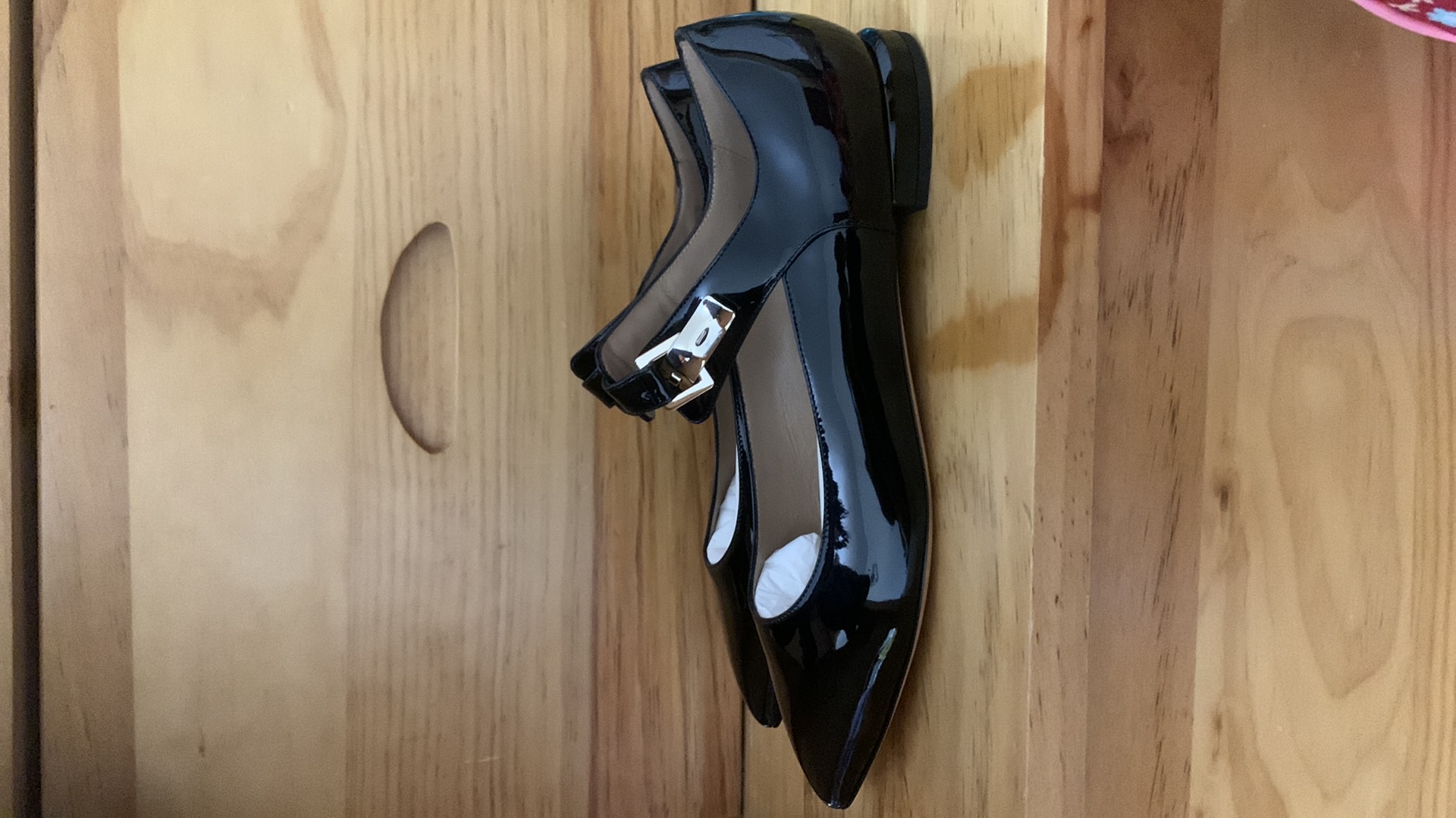 Emporio Armani Armani Pointed Toe Patent 'Bright Shine' X3D107