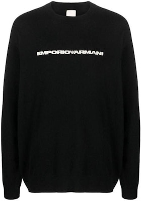 EMPORIO ARMANI 阿瑪尼 SS23 黑色標誌印花圓領毛衣 8N1M20-1M6QZ-F076 Order EMPORIO ARMANI 阿瑪尼 SS23 黑色標誌印花圓領毛衣 8N1M20-1M6QZ-F076