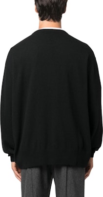 EMPORIO ARMANI 阿瑪尼 SS23 黑色標誌印花圓領毛衣 8N1M20-1M6QZ-F076 Shop EMPORIO ARMANI 阿瑪尼 SS23 黑色標誌印花圓領毛衣 8N1M20-1M6QZ-F076