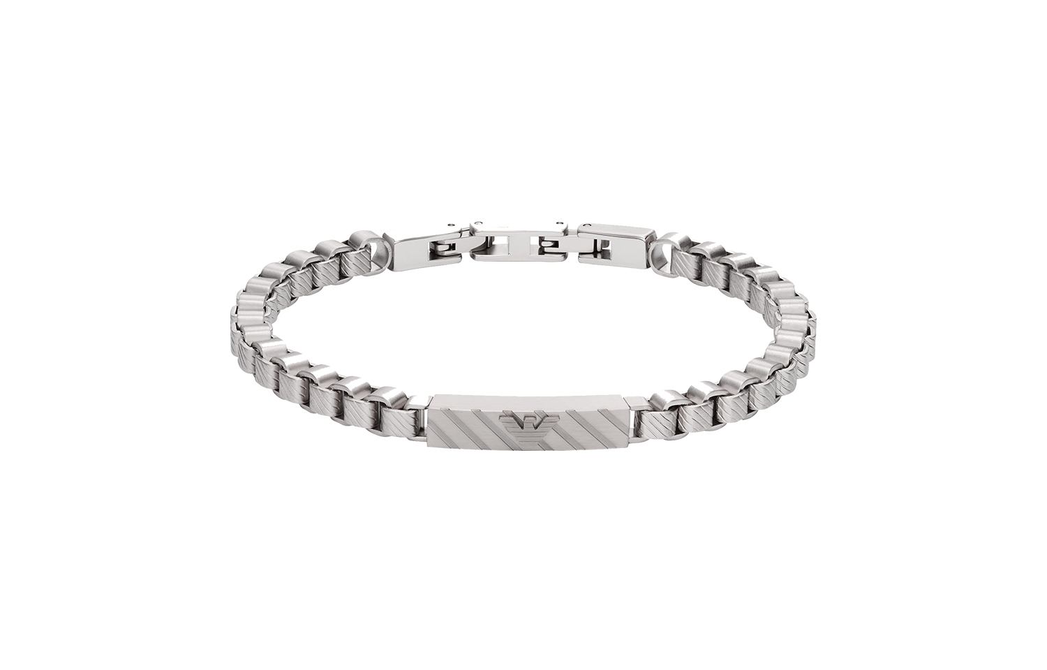 Emporio Armani Armani Trendy Silver Eagle Pendant Bracelet for Men EGS2923040