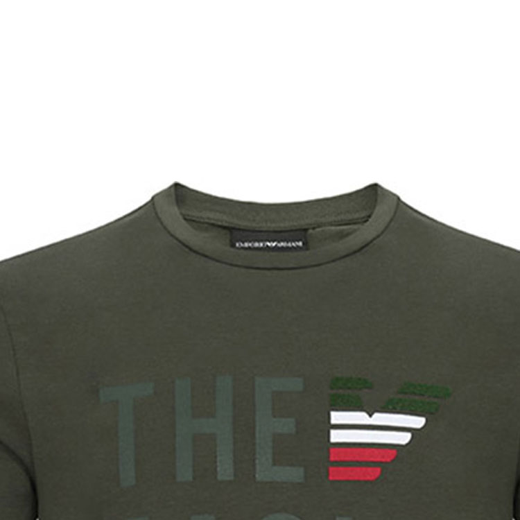 Emporio Armani Army Green Cotton Logo Tee 3Z1T95-1J11Z-0544 圖 6