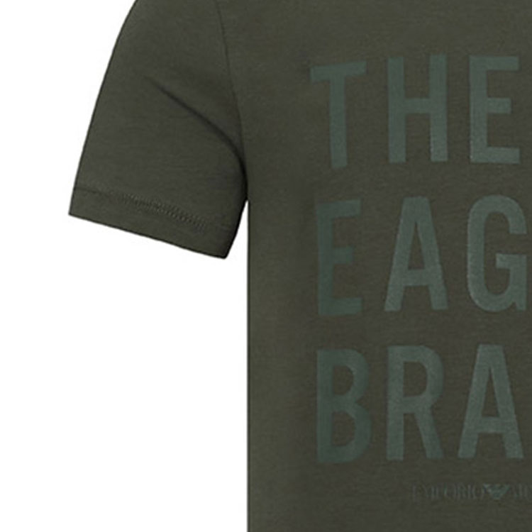 Emporio Armani Army Green Cotton Logo Tee 3Z1T95-1J11Z-0544 圖 7
