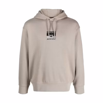 Emporio Armani Beige Sweatshirt with Letter Print Design 6R1MCN-1JWPZ-0643