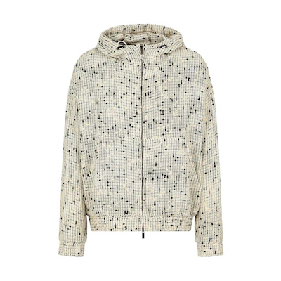Emporio Armani Beige Zip-Up Hoodie Jacket E31R24-F1205-1103