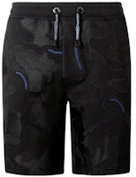 EMPORIO ARMANI Black Camouflage Print Shorts. 3K1P92-1JDSZ-F036 EMPORIO ARMANI Black Camouflage Print Shorts. 3K1P92-1JDSZ-F036