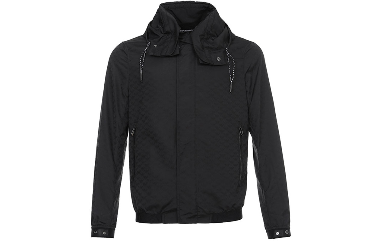 Emporio Armani Black Casual Hooded Jacket 3G1BL7-1NHQZ-0999